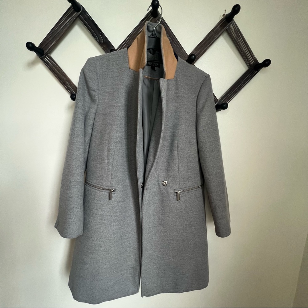 Top Shop Meg Light Wool Coat